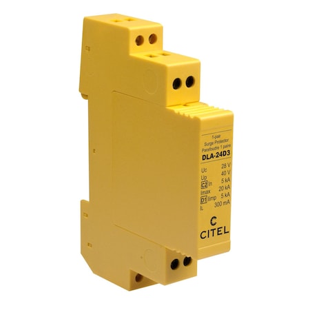 Citel Surge Protection Device, 24V, 2 Wires DLAW-24D3
